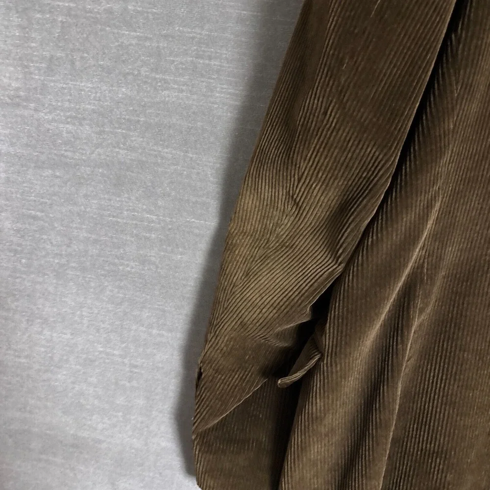 Vintage Calvin Sport Coat‎ 46L Brown Corduroy Blazer Jacket Casual Classic